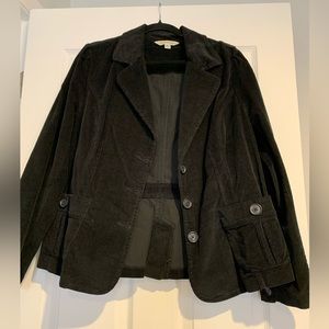 Black St. John’s Bay Velour Jacket
